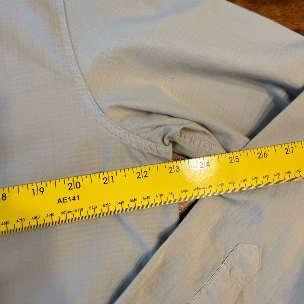 rag & bone Light Tan Casual Button-Down Shirt size large - Picture 4 of 9